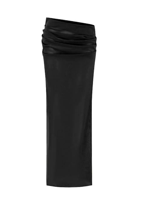 Gonna lunga in mesh con spacco Alex perry - donna ALEX PERRY | S0193PF25BLK